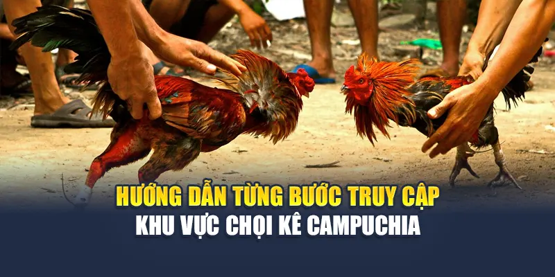 Hướng dẫn từng bước truy cập khu vực chọi kê Campuchia